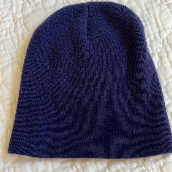 Robin Ruth New York Knit Beanie Hat Unisex Black White plus blue beanie - Picture 5 of 5